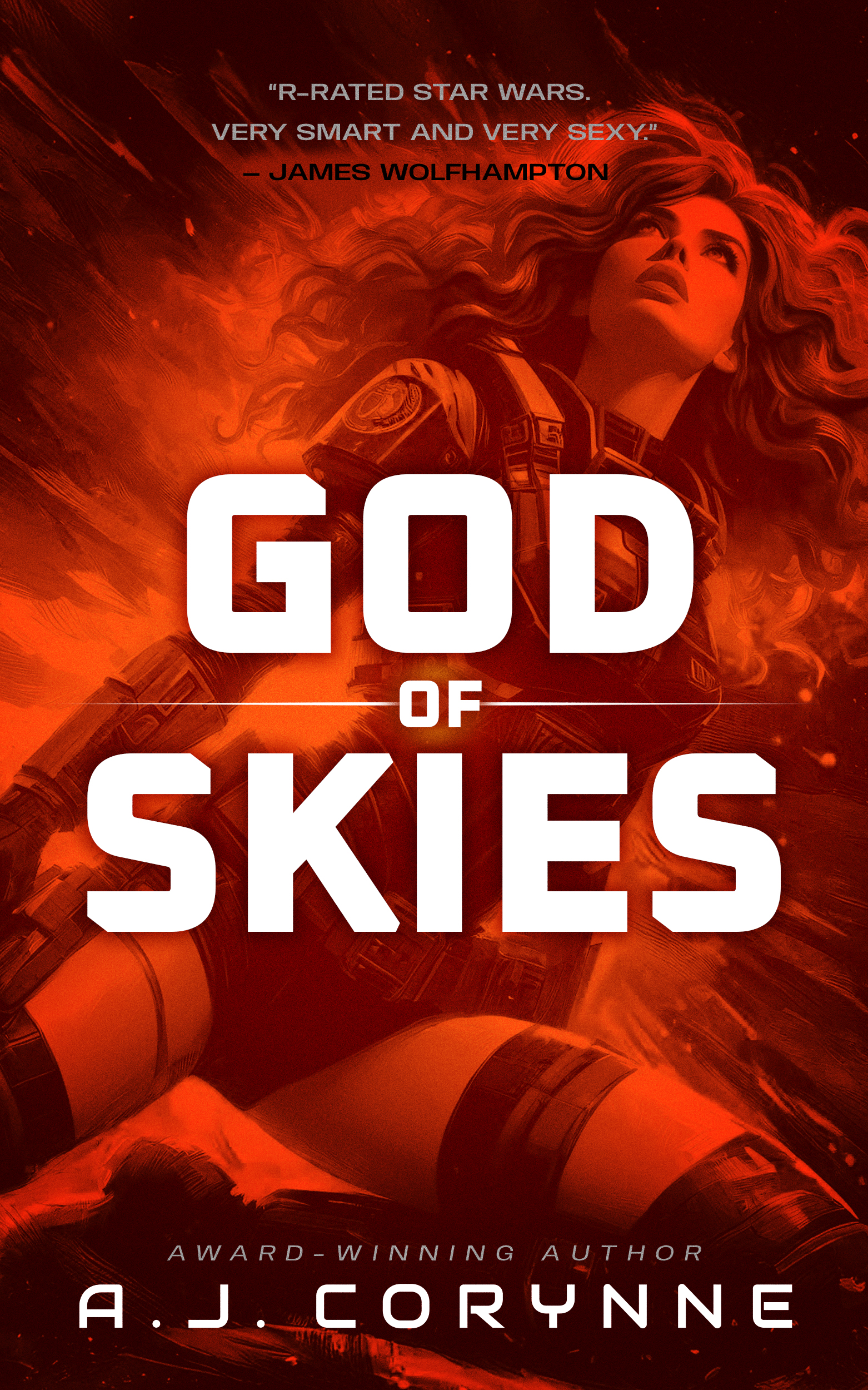 God of Skies Book Cover by A.J. Corynne